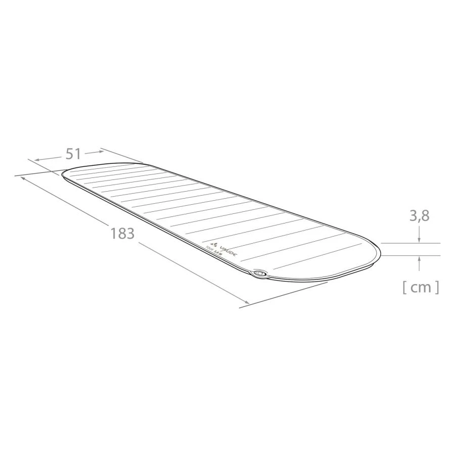 Vaude Tour 3.8 M Isomatte (redwood) 4 Vaude Tour 3.8 M Isomatte (redwood) – Bild 4